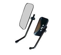 Espejo Retrovisor De Aluminio Y Hierro Estilo Retro Motocicletas Para Kymco Para Downtown 350, AK550 Y Para Xciting 400i 8-10 Mm(Black)