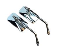 Espejo Retrovisor De Aluminio Y Hierro Estilo Retro Motocicletas Para Kymco Para Downtown 350, AK550 Y Para Xciting 400i 8-10 Mm(Chrome)