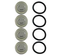 Espejo retrovisor de freno de motocicleta - Sustitución de la mirilla del freno trasero, accesorio de modificación con junta para cilindro de freno delantero o trasero de 18 mm, apto para Fujie,