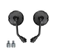 Espejo retrovisor de Motocicleta Accesorios para Motocicleta Espejos retrovisores 10mm CBR1000RR CBR1100XX PCX 125 PCX 150 CR80R(Black)