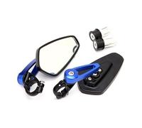 Espejo retrovisor de Motocicleta con Manillar de 7/8 "" 22mm MT07 FZ07(Blue)