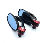 Espejo Retrovisor De Motocicleta De 7/8 "y 22mm, Extremos De Manillar, Espejos Laterales Para MT-01 MT-03 MT-07 MT-09/SR/FZ-07 FZ09 MT10(rojo)
