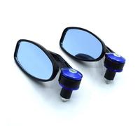 Espejo Retrovisor De Motocicleta De 7/8 "y 22mm, Extremos De Manillar, Espejos Laterales Para MT-01 MT-03 MT-07 MT-09/SR/FZ-07 FZ09 MT10(Blu)