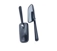 Espejo retrovisor de Motocicleta de Aluminio CNC de 8 10mm para YBR 125 FZ1 FZ6 Xmax 300 MT09 MT07 MT125 para Tracer(Black-White Glass)