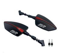 Espejo retrovisor de motocicleta Espejo Retrovisor Ajustable Motocicleta Espejos Retrovisores Izquierdo Y Derecho Para PIAGGIO MP3 125 250 300 400 500(MP3- Red 7)