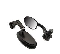 Espejo Retrovisor De Motocicleta, Espejo Retrovisor De Extremo De Barra De Manillar Laterales De Aluminio CNC, 7/8 `` 22 Mm Para Ducati HYPERMOTARD 821 939 SP 748 916 996 998(Negro)