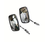 Espejo Retrovisor De Motocicleta Espejos Retrovisores Universales De Metal Rectangulares Con Carcasa ABS Para Motocicleta, Cromados, De 10 Mm, Para CA250 Para Kawaski Para Vulcan Espejos Para Motocicl