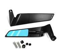 Espejo retrovisor de motocicleta Para MT-09 Mt-09 2020-2023 MT 09 Accesorios para motocicletas Espejo retrovisor Espejo retrovisor lateral con ala de viento Espejo retrovisor de marcha atrás(Black1)