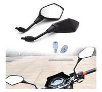 Espejo Retrovisor De Motocicleta Para VER&SYS 1000 ZX12R ZX6R ZX636R ZX6RR ZX9R ZZR600 1 Par De Espejos Retrovisores Para Motocicleta 10 Mm 8 Mm Convexos(Abs Black)