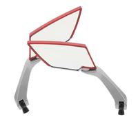 Espejo Retrovisor Decorativo para Bicicleta Eléctrica y Motocicleta Rojo | Metal y Vidrio, Diseño Elegante, Estable ante Vibraciones, Incluye Manual y Herramientas de Instalación