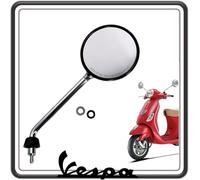 Espejo retrovisor derecho cromado para Piaggio Vespa LX 125 - Vespa LX 150 - Piaggio Vespa LX 50 4T original