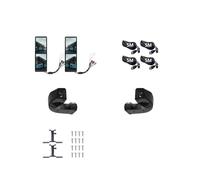 Espejo retrovisor Digital de 16,55 pulgadas, 2 canales, 1080P, AHD, cámara IMX307, autobús/camión, DVR, detección BSD, vista lateral, monitoreo de punto ciego(Left and Right Set,128G)