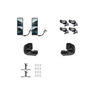 Espejo retrovisor Digital de 16,55 pulgadas, 2 canales, 1080P, AHD, cámara IMX307, autobús/camión, DVR, detección BSD, vista lateral, monitoreo de punto ciego(Left and Right Set,64G)