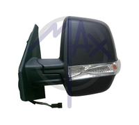 Espejo Retrovisor Ele Fiat Doblo 10 15 Izquierda Negro Doble Cristal 6 Pines