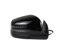 Espejo Retrovisor Eléctrico Para Coche Conjunto Espejo Puerta Lateral Para Mercedes Para Benz W164 X164 ML GL Cl 2005-2011 1668100164 1668100264 RESPUNEKBAH(Right Black)