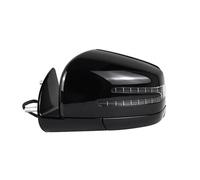 Espejo Retrovisor Eléctrico Para Coche Conjunto Espejo Puerta Lateral Para Mercedes Para Benz W164 X164 ML GL Cl 2005-2011 1668100164 1668100264 RESPUNEKBAH(Left Black)