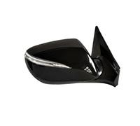 Espejo retrovisor eléctrico plegable con calefacción, compatible con Hyundai Santa Fe Santafe IX45 Sport 2014, 2015 y 2016, con 8/10/14 cables.(10Wires-Black-Right)