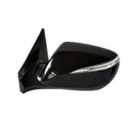 Espejo retrovisor eléctrico plegable con calefacción y 8/10/14 cables, compatible con Hyundai Santa Fe IX45 Sport (2014, 2015 y 2016)(14Wires-Black-Left)