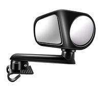Espejo Retrovisor Espejo Retrovisor Para Coche Redondo Cuadrado Rotación 360 grados Punto Ciego Doble Dirección Marcha Atrás Auxiliar(Right)