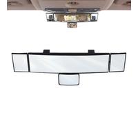 Espejo Retrovisor | Extensor de Clip-On de 46 Centímetros de Gran Angular,Espejo Retrovisor de Coche Antideslumbrante - para Camión Automoción Interior Bebé Vehículo Marino
