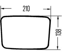 Espejo retrovisor exterior ambos lados 8SB 003 609-061 HELLA para MERCEDES-BENZ