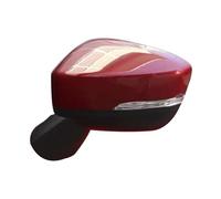 Espejo Retrovisor Exterior De Coche Con Luz De Señal De Giro Espejo Lateral Inverso Para Mitsubishi Para Eclipse Para Cross 2018 2019 IENQBVL(Only Left Red)