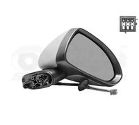 Espejo retrovisor exterior derecha espejo completo 3750806 VAN WEZEL para OPEL