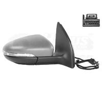 Van Wezel Espejo retrovisor exterior 5863828 derecho completo para VW Golf VI