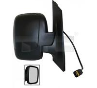 TYC 309-0181 Espejo retrovisor para ajuste elect. espejo convexo calefactable con sensor de temperatura abatible eléctricamente derecha Compatible con FIAT Scudo Furgón 270, 272, PEUGEOT, TOYOTA