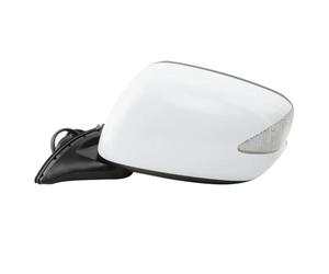 Espejo retrovisor exterior Espejo Retrovisor De 7 Pines Con Luz LED De Giro Plegable Eléctrica Para FIT Para JAZZ 2009-2014 Para GE6 GE8(Left Side)