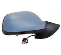 TYC 326-0094 Espejo retrovisor abatible eléctricamente con memoria tintado en azul convexo calefactable para ajuste elect. espejo izquierda Compatible con PEUGEOT 407 SW 6E, 6D 407 6D