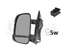 Espejo retrovisor exterior izquierda espejo completo 1651807 VAN WEZEL para FIAT