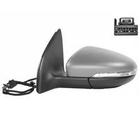 VAN WEZEL 5863827 Espejo retrovisor espejo completo asférico para ajuste elect. espejo abatible eléctricamente calefactable izquierda Compatible con VW Golf 6 5K1 Golf 6 Van 5K1