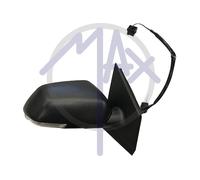 Espejo Retrovisor Exterior MAX MVW188-R Convexo Negro Mate Con Luz Lateral Dx