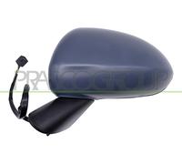 Retrovisor Izquierdo Eléctrico-Funda Blanca Con Primer Brazo Negro-6H3P Opel