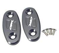 Espejo retrovisor for motocicleta, cubierta decorativa for asiento, Base de espejo, piezas de tapa de orificio for CBR650R CBR650F CBR500R CBR300R CBR250R(Grey)