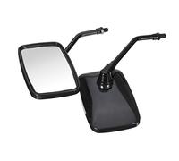 Espejo retrovisor for motocicleta, espejos retrovisores rectangulares negros de 10 mm universales for motos y scooters