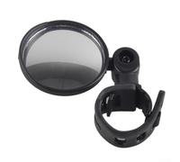 Espejo retrovisor giratorio para bicicletas de carretera y montaña, diseño de vidrio redondo de 1 o 2 piezas para manillares de 15 mm a 35 mm (1 unidad)