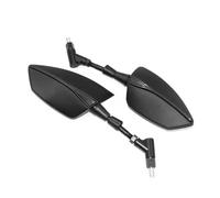 Espejo retrovisor Giratorio para Motocicleta Espejos Retrovisores Laterales para Motocicleta Kymco Xciting 250, Xciting 300, Xciting 400, AK550, AK 550 (2017-2020).(NO L Black)