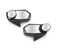 Espejo retrovisor HEINMO compatible con XMAX X-MAX 300 V3 2025 2026 Espejos laterales retrovisores con lente blanca convexa