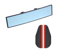 Espejo Retrovisor Interior Con Cubierta para La Lluvia, Antideslumbrante, Curvo - 1 Pieza + 1 Par - Accesorios para Automóvil