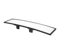 Espejo Retrovisor Interior sin Marco, para Automóvil Gran Angular | Vidrio y Plástico, Instalación Clip, Mejor Visibilidad al Retroceder y Aparcar, para Coches Particulares