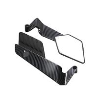 Espejo Retrovisor Invisible For Motocicleta, Ajustable, Giratorio, Compatible Con MT03, MT07, MT25, MT09, MT09, MT10 SP, ABS.(Carbon-whiet)