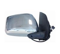 Espejo retrovisor izquierdo eléctrico para nissan navara 2005 a 2007 tapa cromada grande