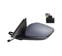 Espejo retrovisor izquierdo eléctrico plegable negro brillante para C4 2021 - Intermitente de cortesía Blis