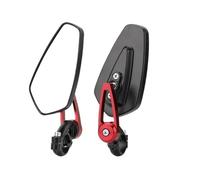 Espejo Retrovisor Lateral 1 Par Espejos Retrovisores Laterales Aluminio para Motocicleta De 7/8 "y 22mm Espejos Retrovisores Universales Manillar Motocicleta Y Bicicleta Espejos Laterales(Yellow)