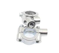 Espejo Retrovisor Lateral Abrazadera Universal para Espejo Retrovisor De Motocicleta Adaptador para Manillar De 7/8" (22 Mm Y 25 Mm) Color Plateado Y Negro Espejos Laterales(Black-25mm-M8)