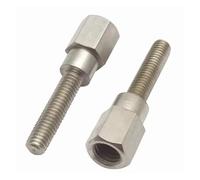 Espejo Retrovisor Lateral Adaptador De Espejo Trasero para Motocicleta M8 8mm A 6mm M6 Macho Hembra Rosca Derecha Tornillos para Alargar Y Aumentar Espejos Laterales(2pcs)