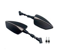 Espejo Retrovisor Lateral Ajustable Izquierdo Y Derecho Motocicleta Para PIAGGIO MP3 125 250 300 400 500(Plata)