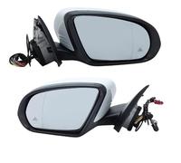 Espejo Retrovisor Lateral Blanco Para Vehículos Con Volante A La Izquierda Para Mercedes Para Benz Clase C W205 2015-2020 BLNETU(1 pair)